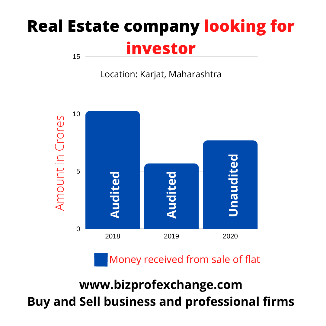 Real Estate company looking for investment